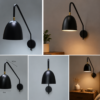 Luxion Luxion Luminaire Decent Black Wall Sconce