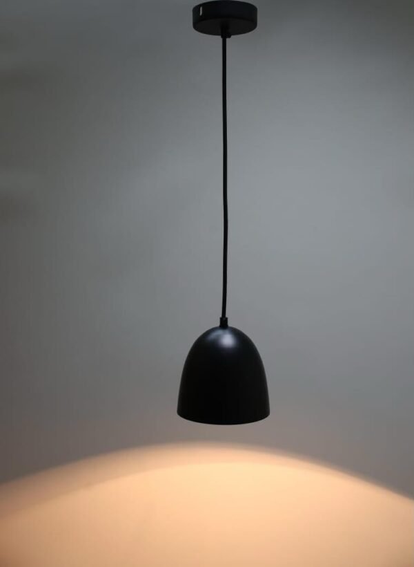 WhatsApp Image 2026-10-04 at 1.24.18 PM (2) Luxion 6-Inch Oval Metal Hanging Pendant Light – Matte Black